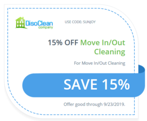 15% OFF Move In/Out Cleaning